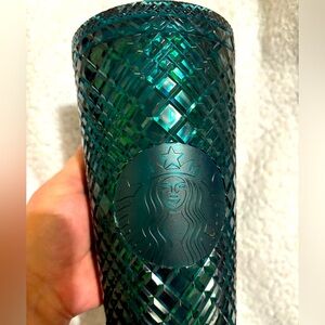NWOT Starbucks Venti Turquoise Green Tumbler New